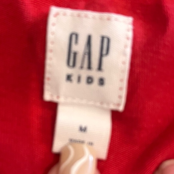 LAST CHANCE!! NWOT Gap Kids White & Silver Heart Flippy Tee. Size: M. - Picture 6 of 9
